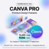 Canva Pro fearured Image Canva Pro Subscription – Premium Design Tools & Features