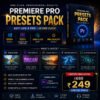 1000+ Premiere Pro Presets Pack | Video Editing Effects, Transitions & Color Presets